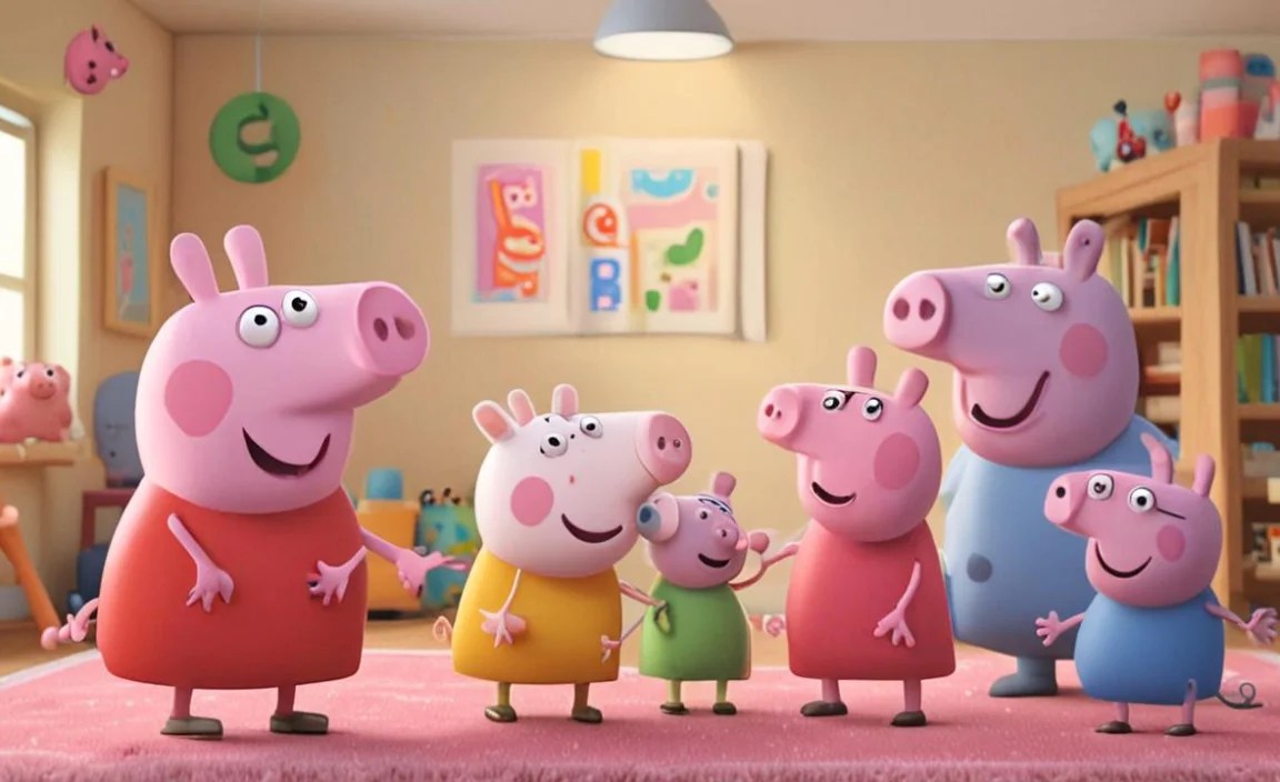 Peppa Pig Font Character Map: