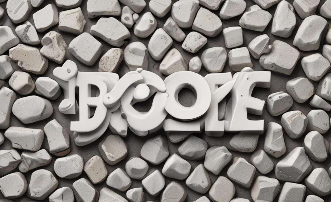 Phosphate Inline Font Character Map: