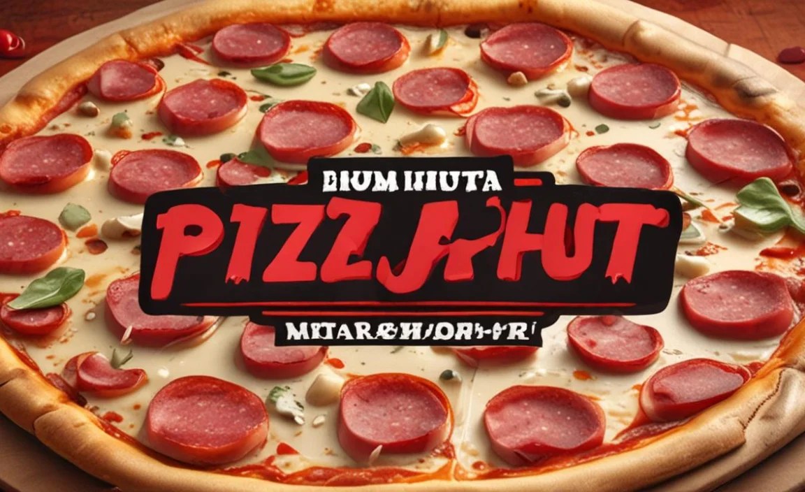 Pizza Hut Font Info Table: