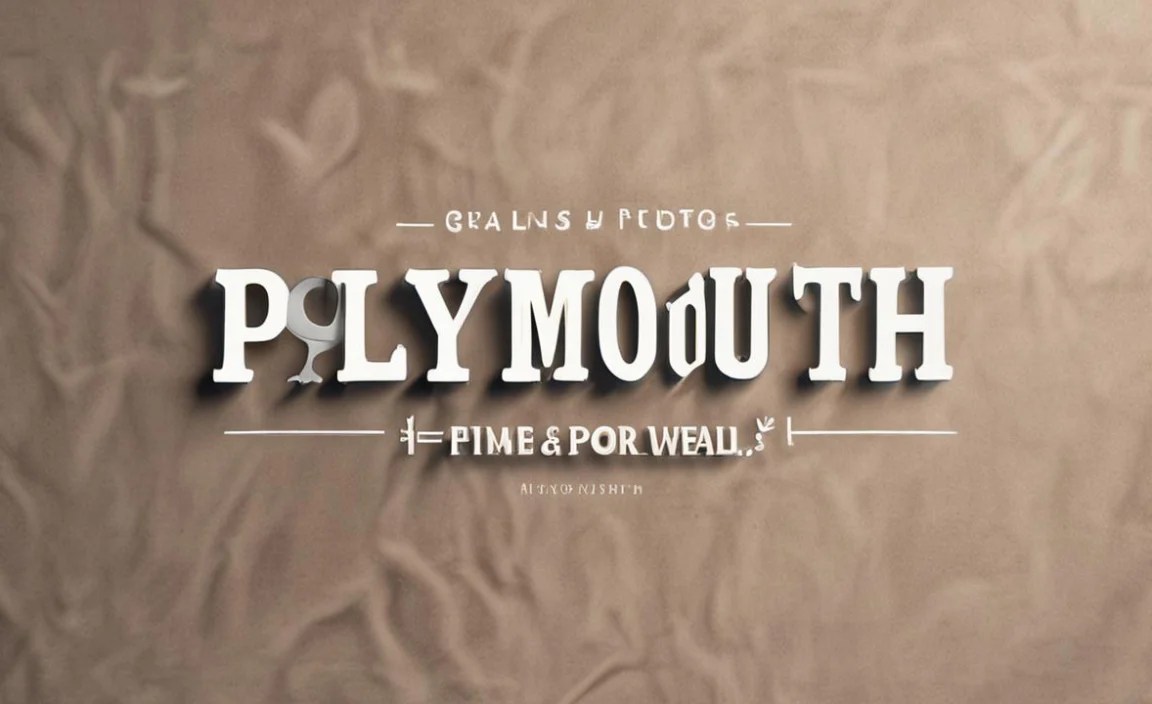 Plymouth Font Character Map: