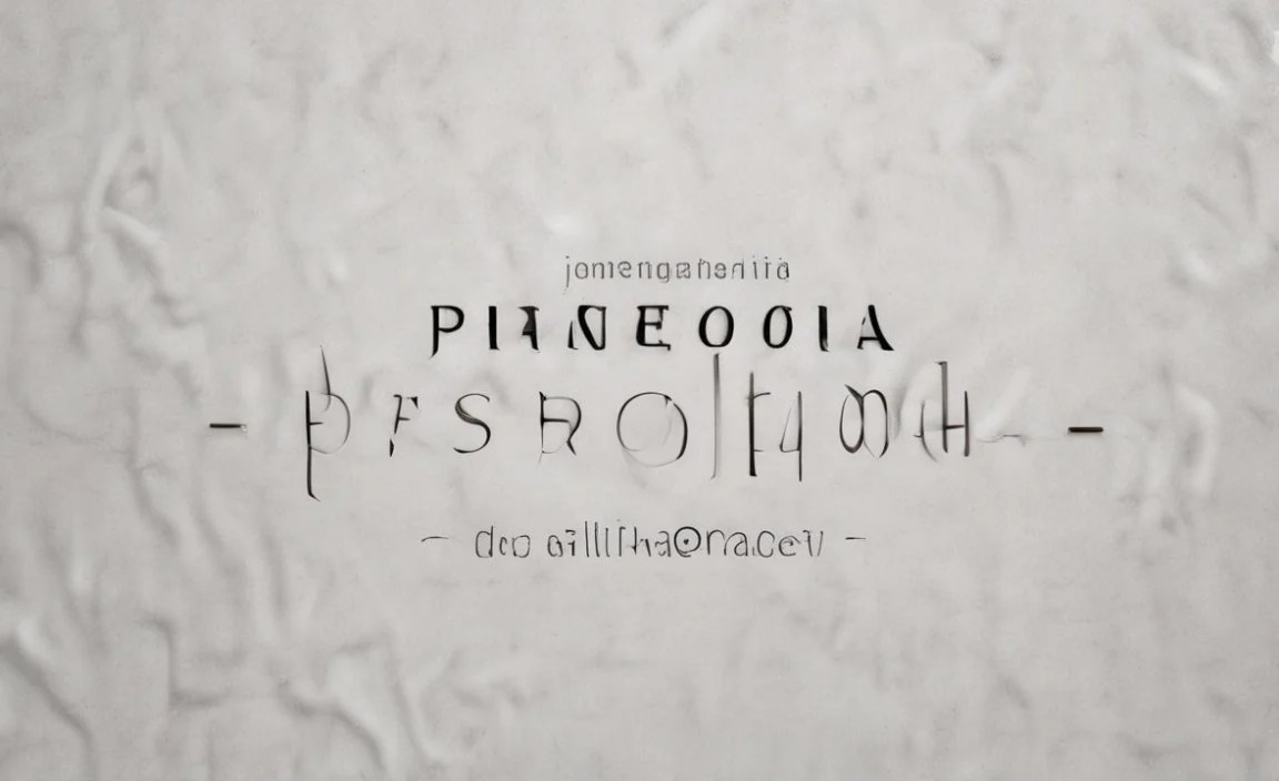 Praetoria Font Info Table: