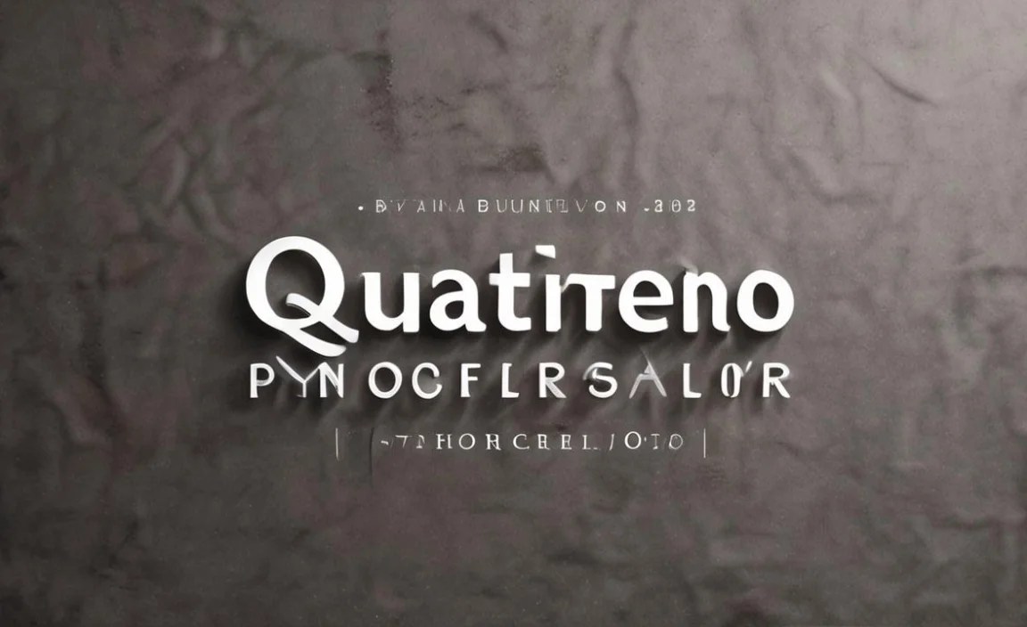 Quattrocento Font Info Table: