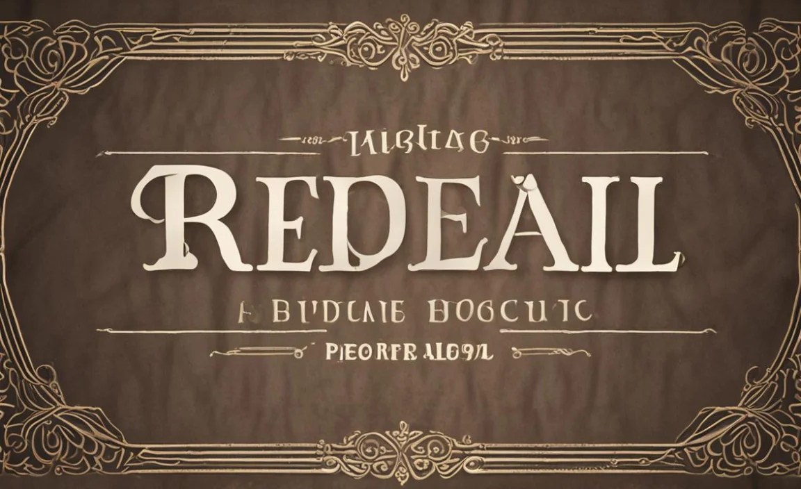 Regal Font Character Map:
