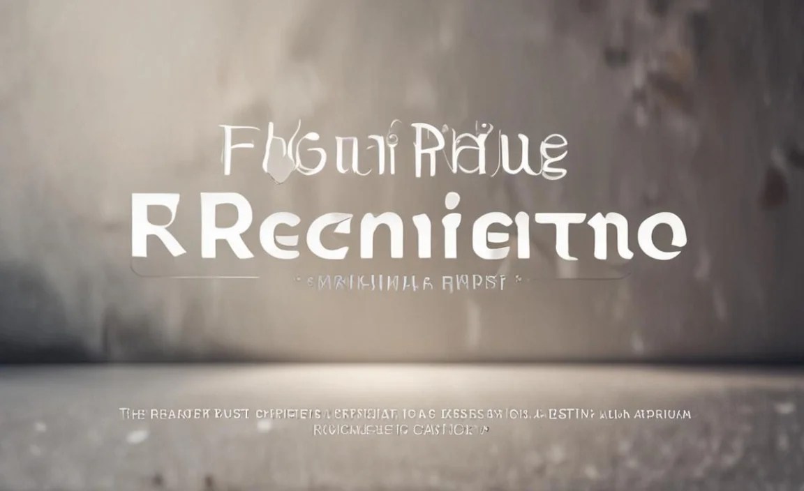 Remachine Script Font Info Table: