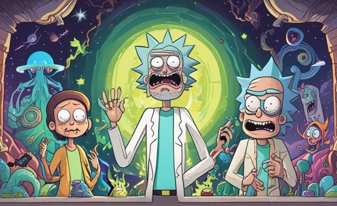 Rick And Morty Font Character Map: