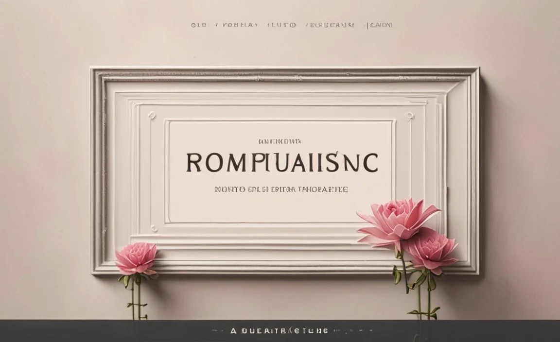 Romantic Font Info Table: