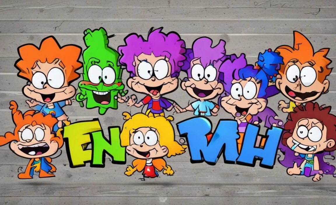Rugrats Font Info Table: