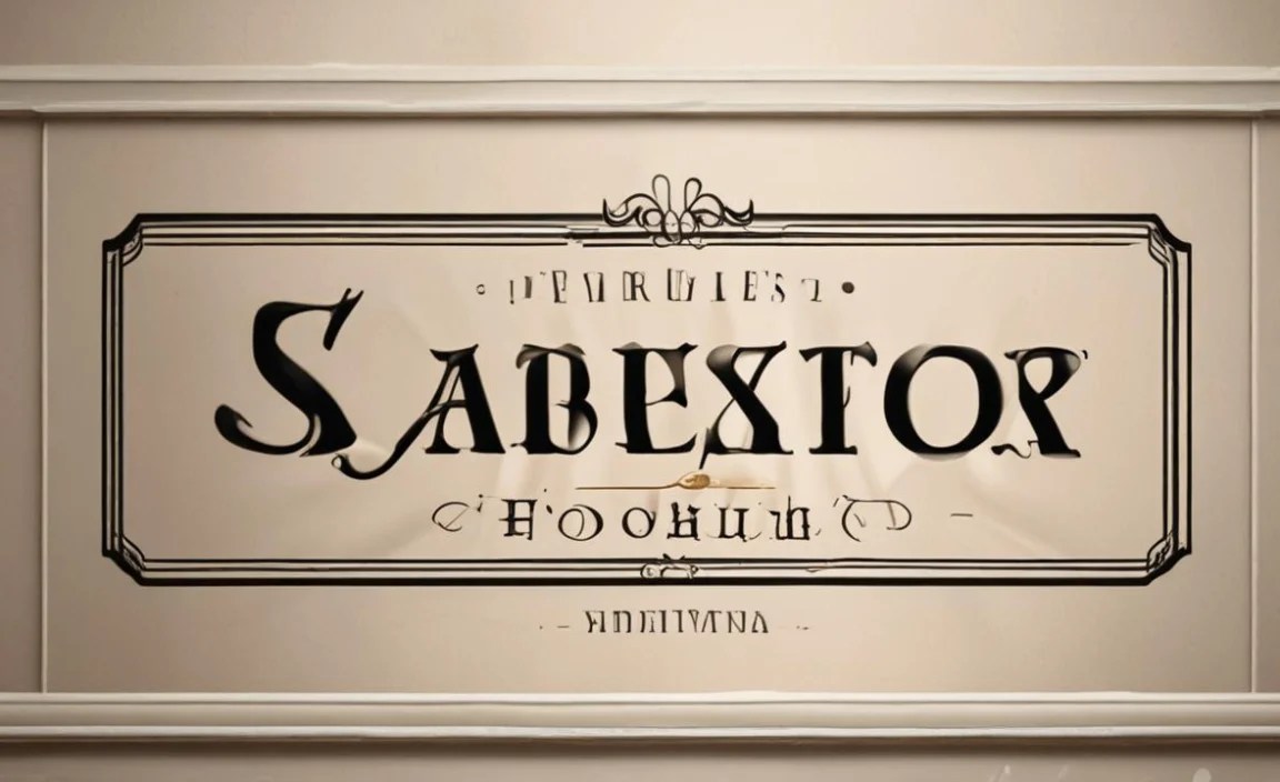 Sabon Font Info Table: