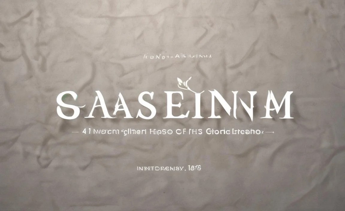 Saldina Font Character Map: