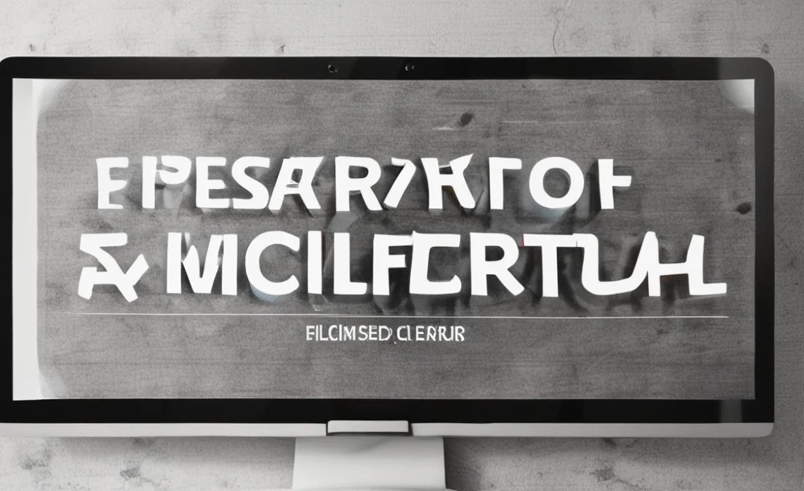 Sans Serif Font: