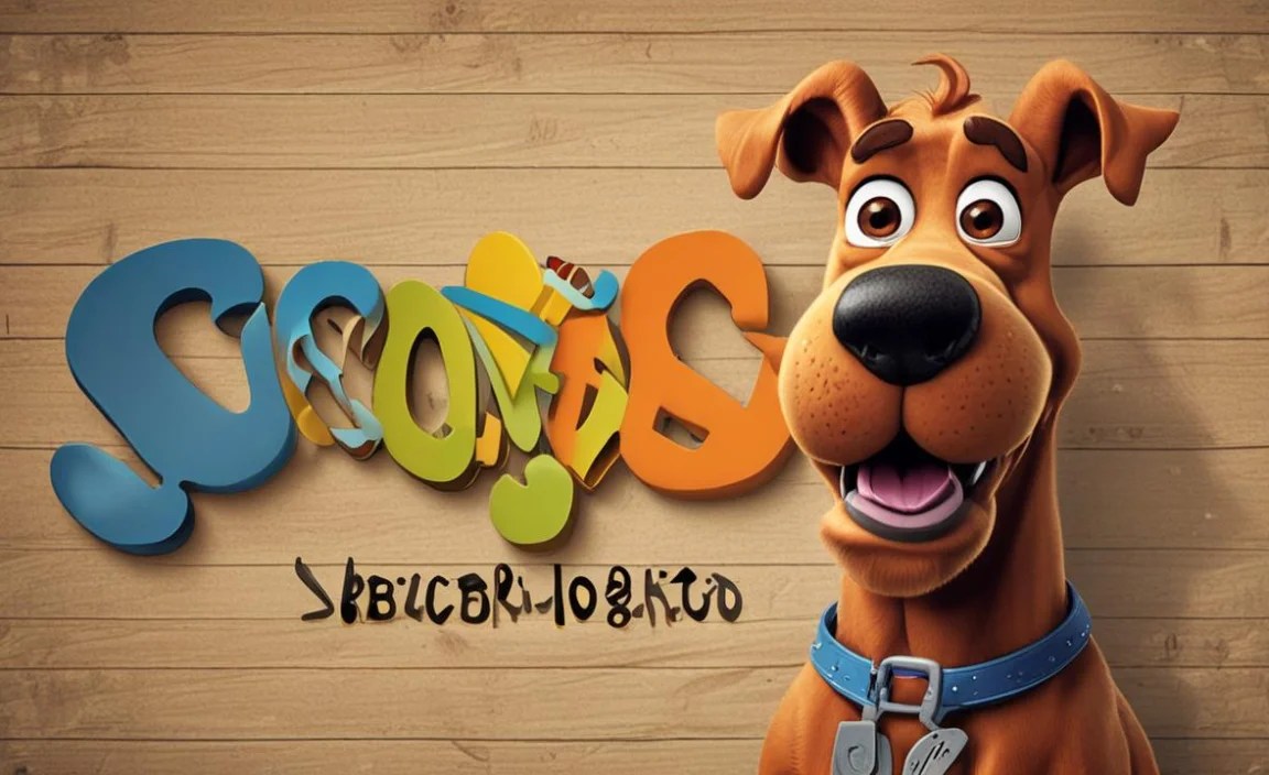 Scooby Doo Font Character Map: