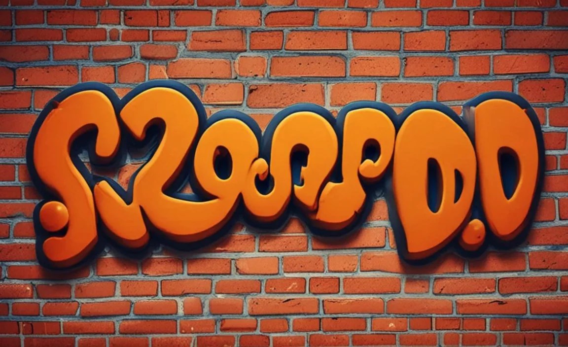 Scooby Doo Font Info Table: