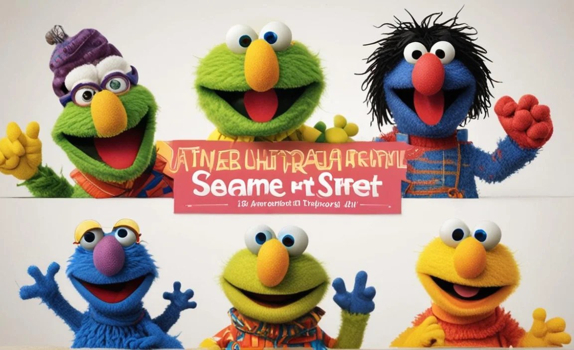 Sesame Street Font Character Map: