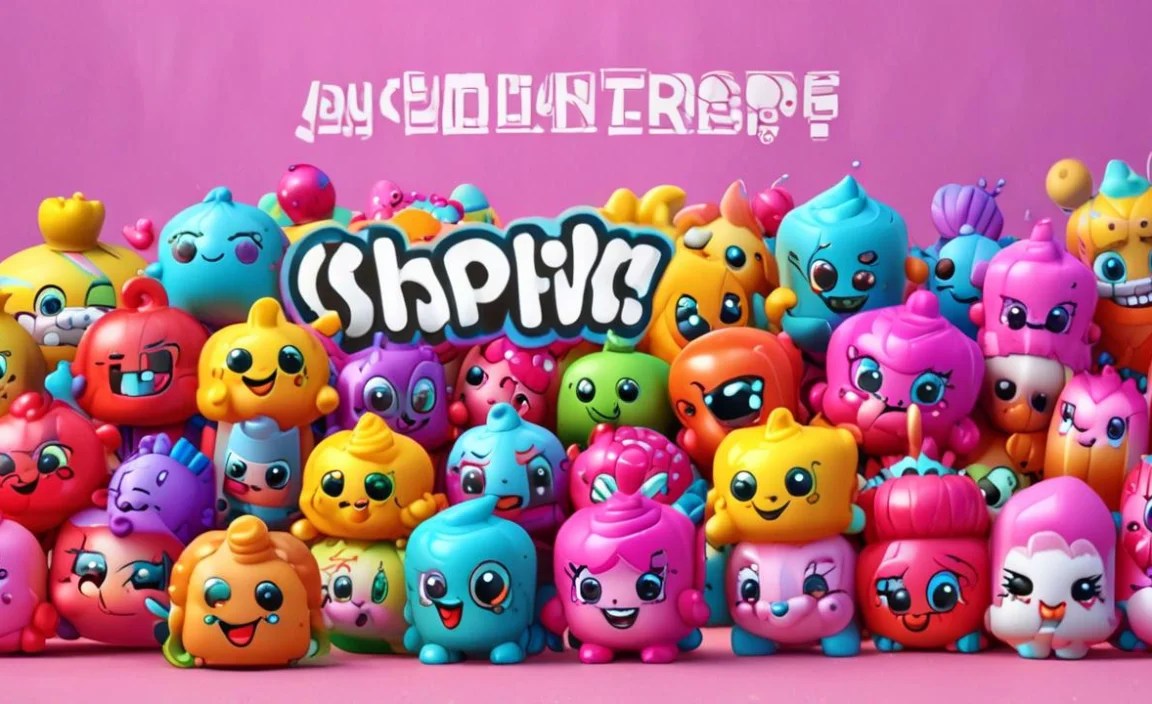 Shopkins Font Character Map: