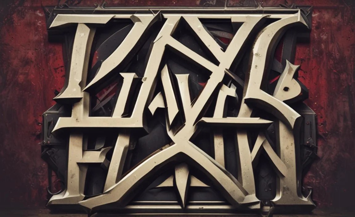 Slayer Font Info Table: