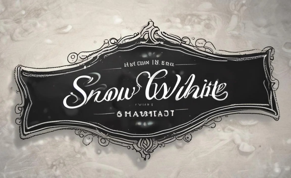 Snow White Font Info Table: