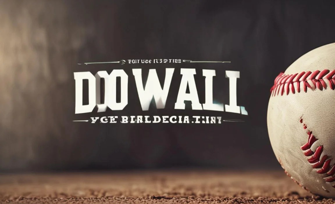 Softball Font Info Table:
