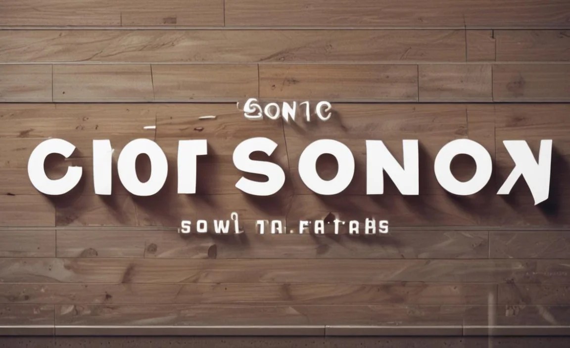 Sonic Font Info Table: