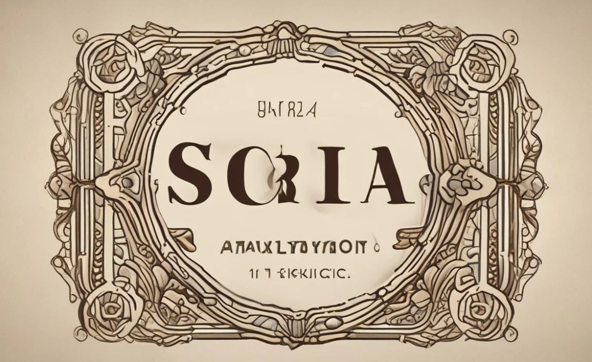 Soria Font Character Map: