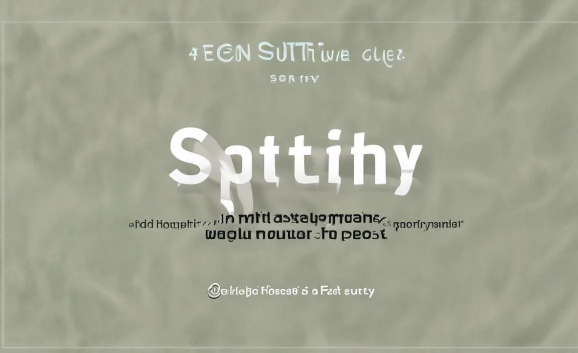 Spotify Font Info Table: