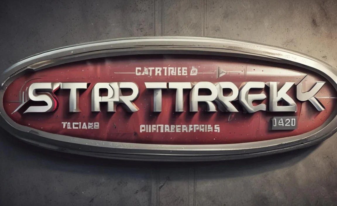 Star Trek Font Info Table: