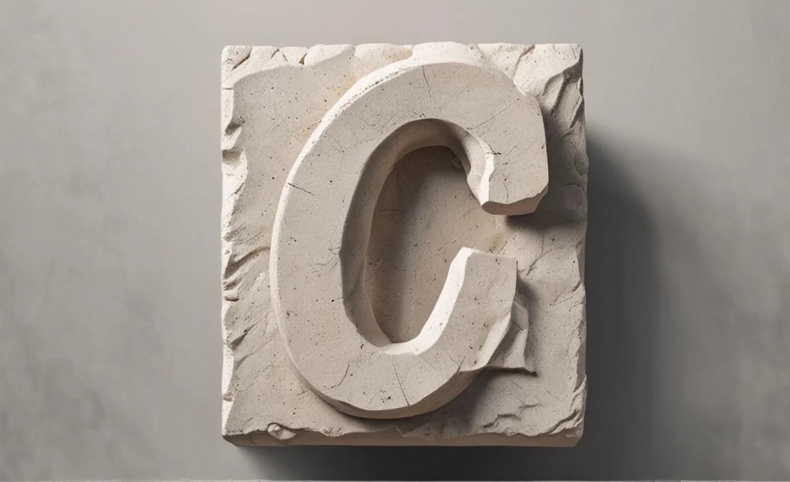 Stone Font Character Map: