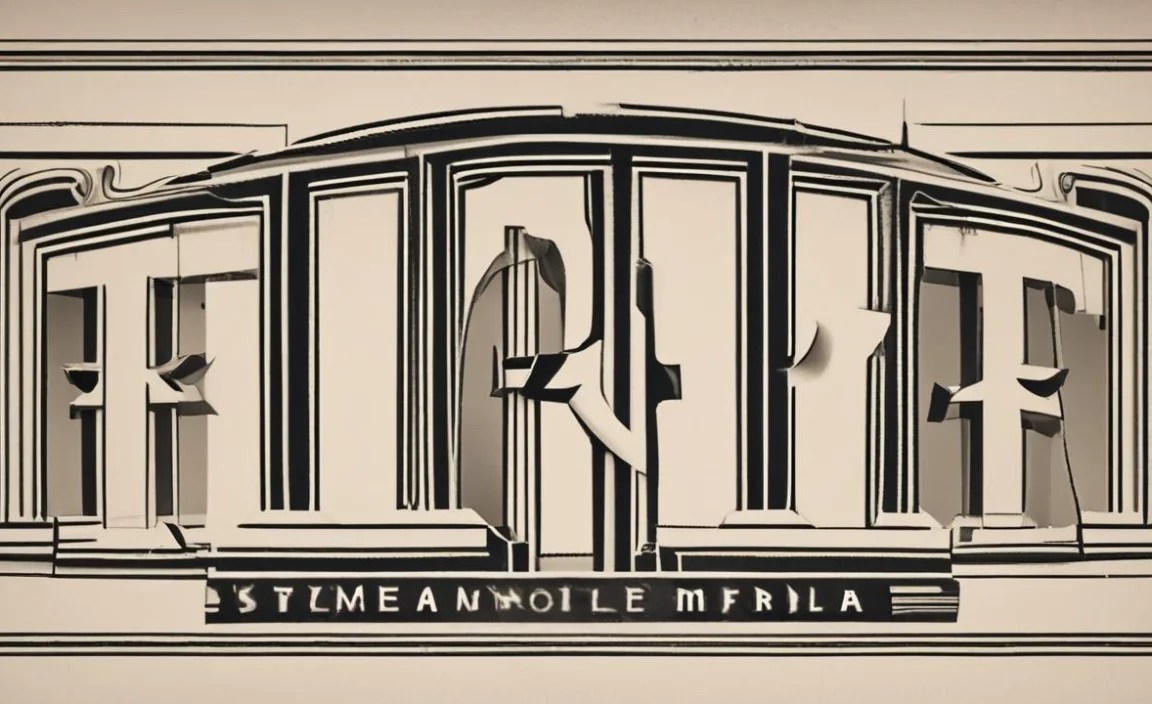 Streamline Moderne Font Info Table: