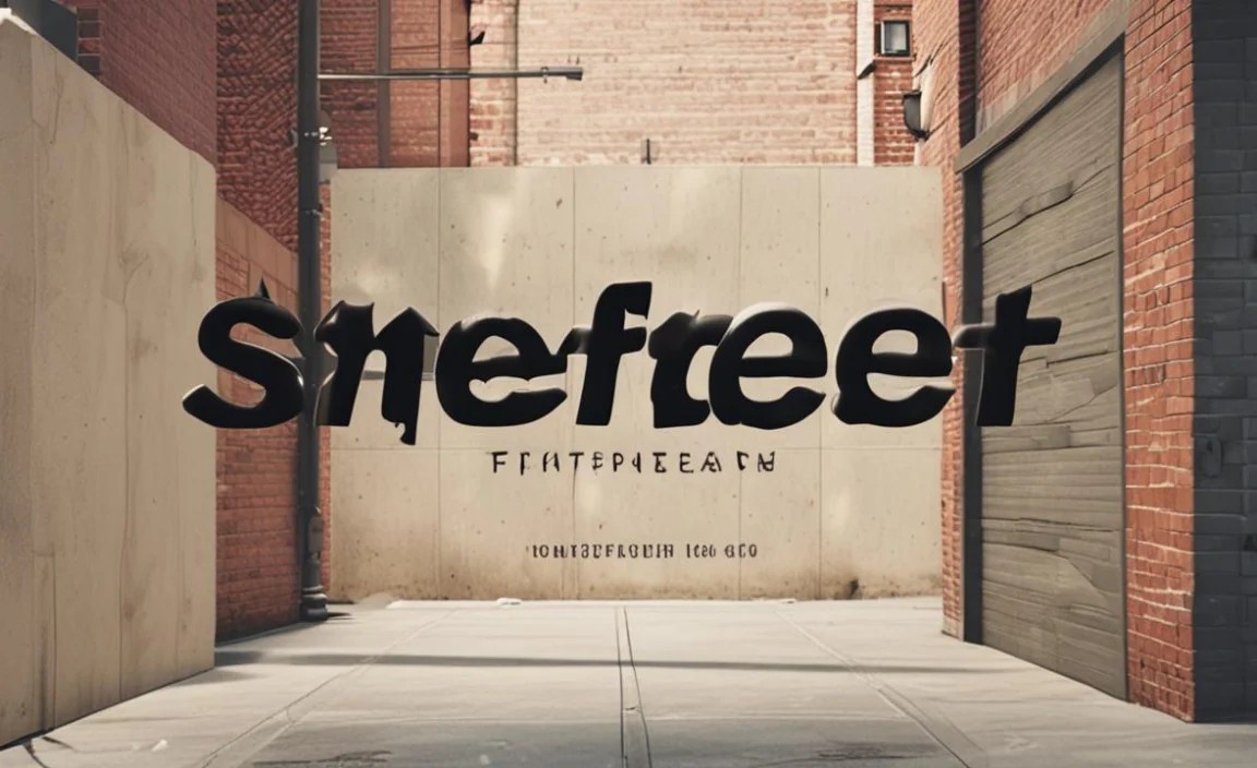 Streetwear Font Info Table: