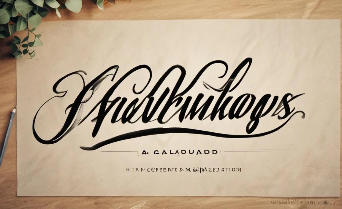 Stylish Calligraphy Font Live Preview Customizer: