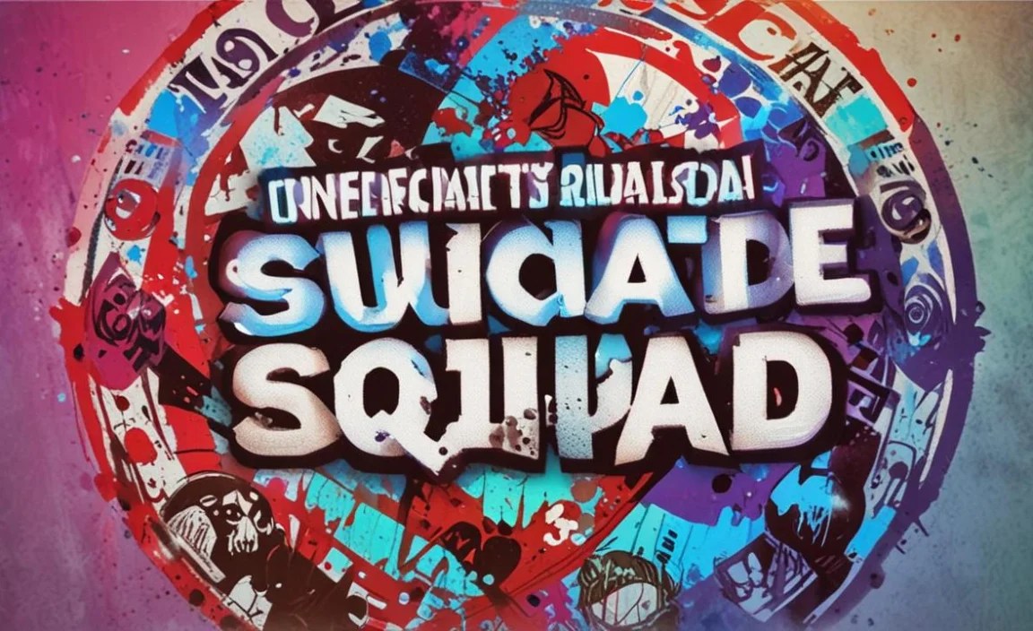 Suicide Squad Font Info Table: