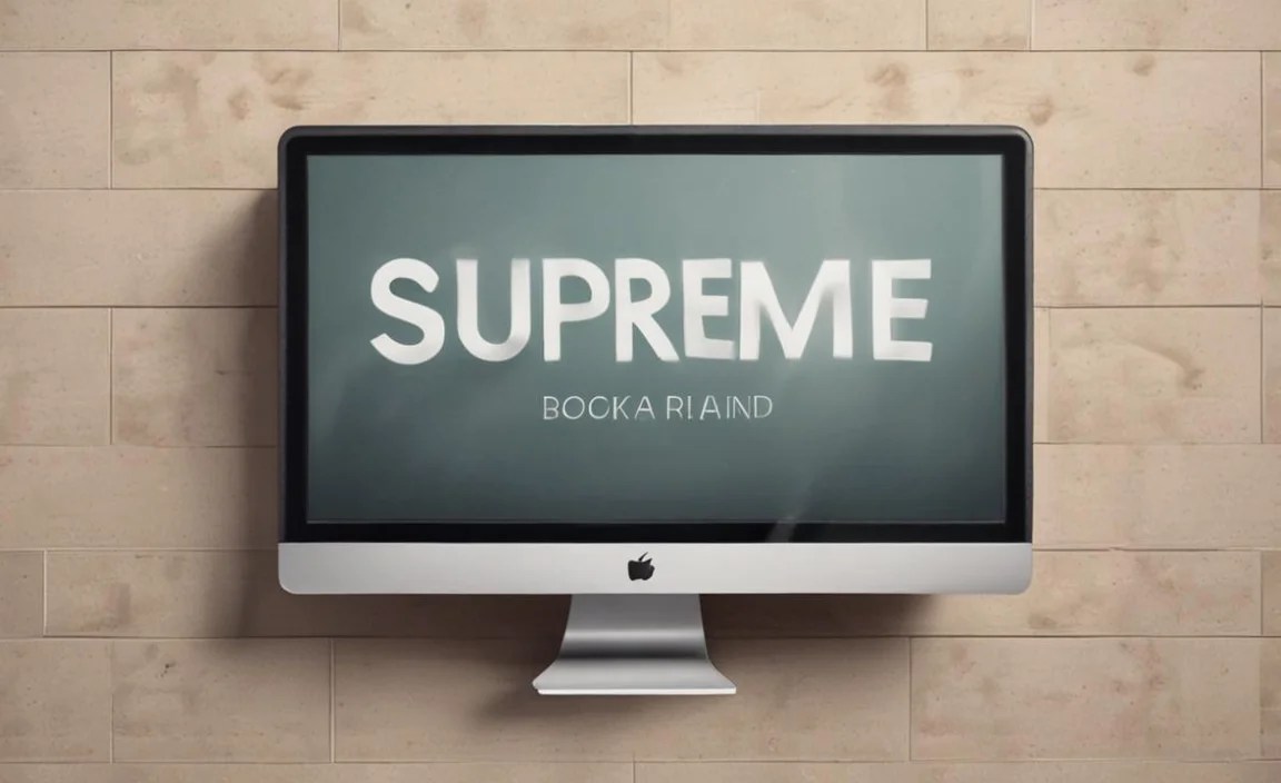Supreme Font Info Table: