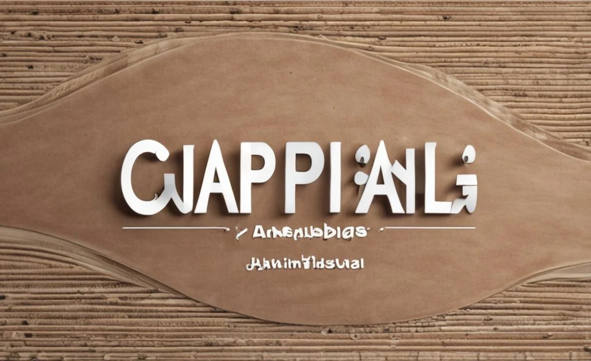 Surfing Capital Font Character Map:
