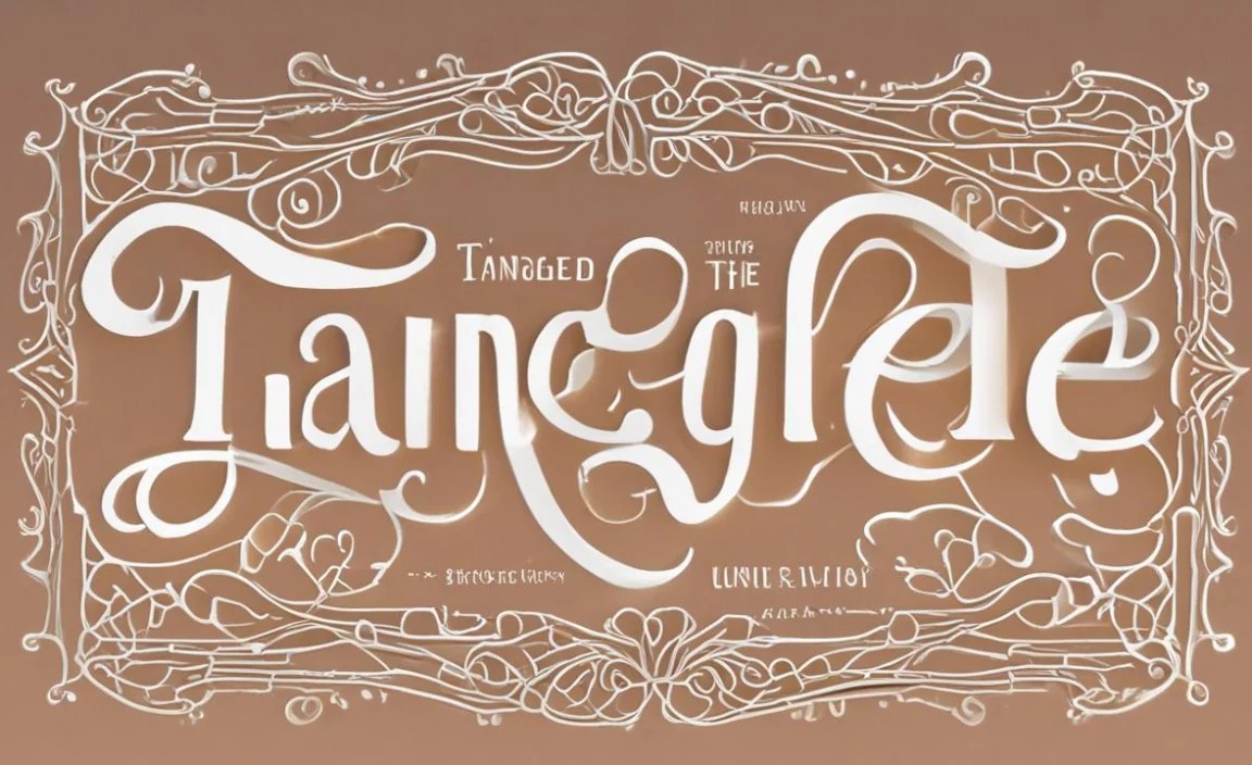 Tangled Font Info Table: