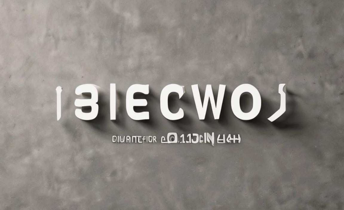Tecwo Font Info Table: