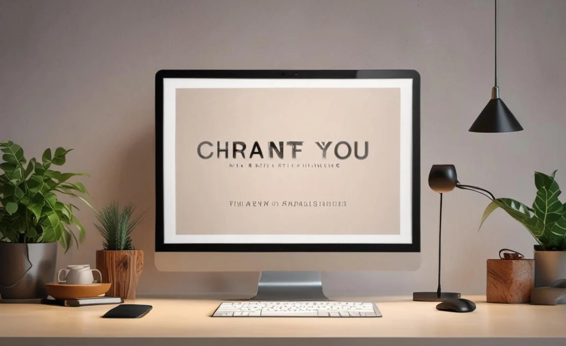 Thank You Font Character Map: