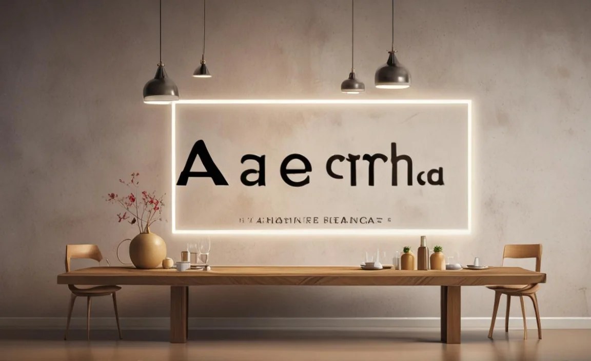 The AR CENA Font In Use