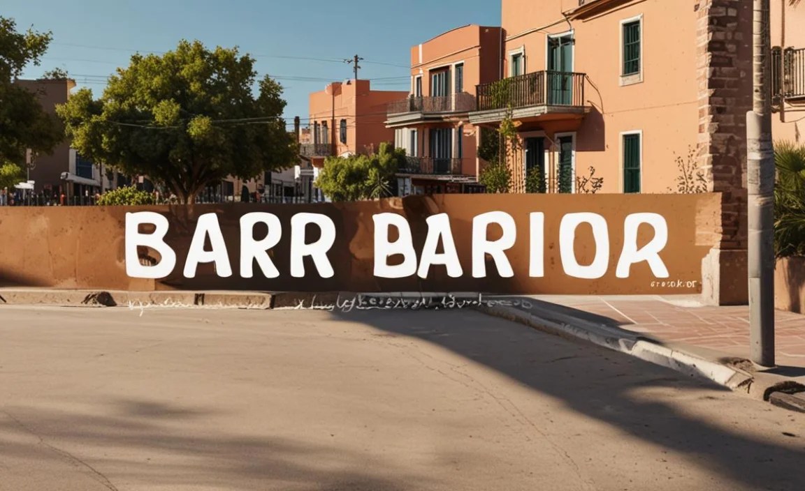 The Barrio Rifa Font In Use