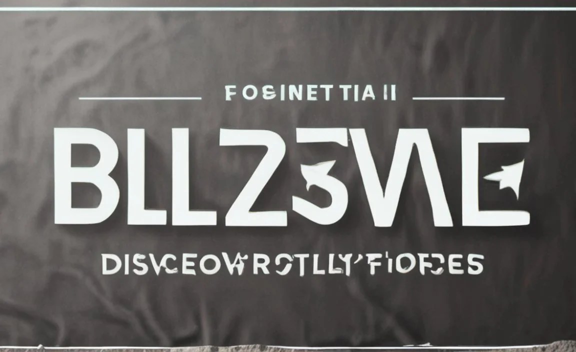 The Blitz Font Found in Use