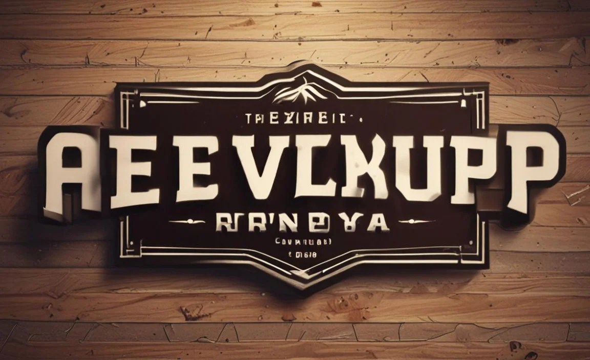 The Boxing Font Found In Use