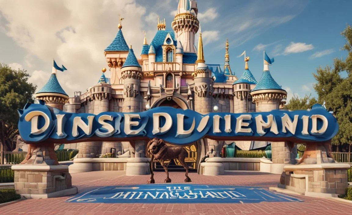 The Disneyland Font Found In Use