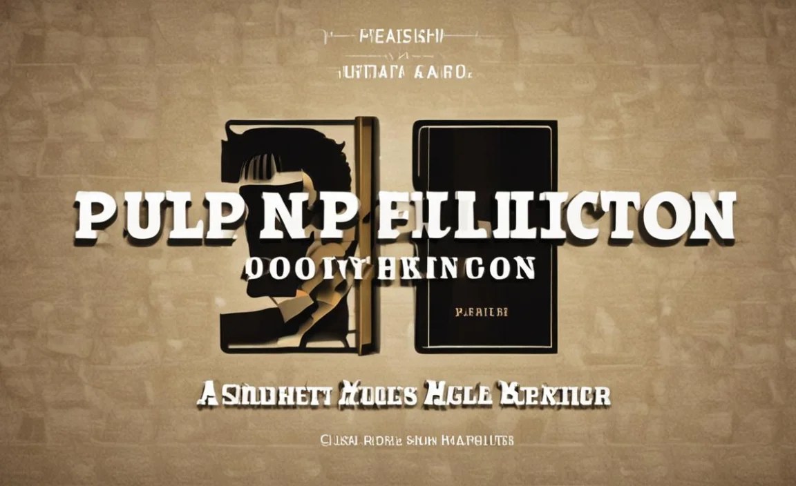 The Pulp Fiction Font Found In Use