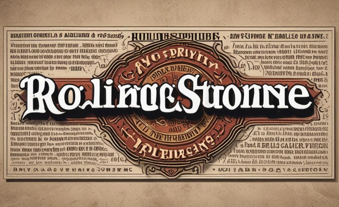 The Rolling Stone Font Found In Use