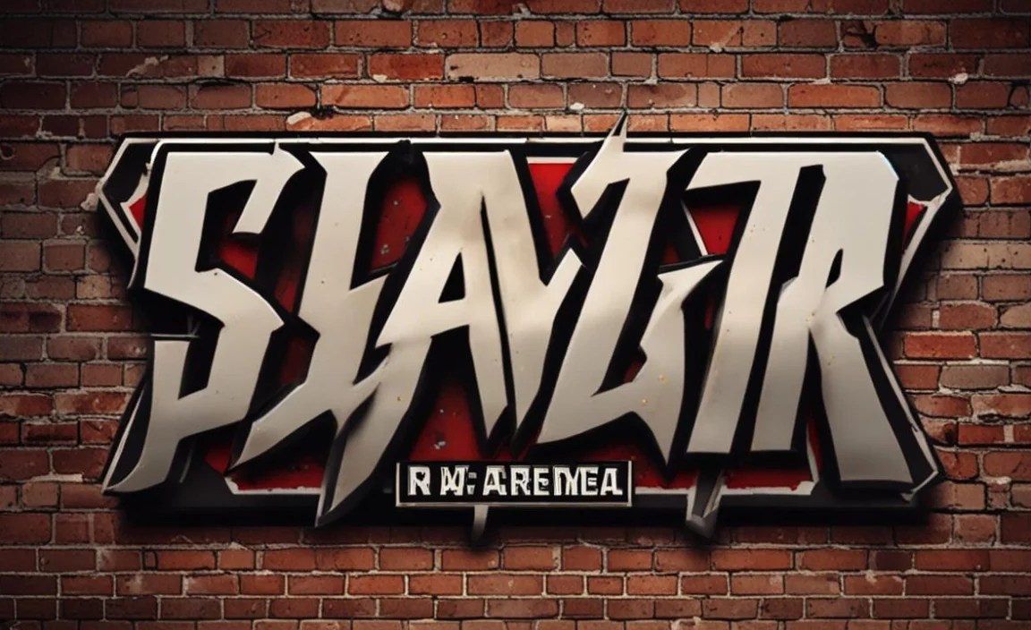 The Slayer Font Found In Use