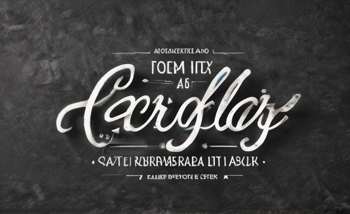 Typography Projects
