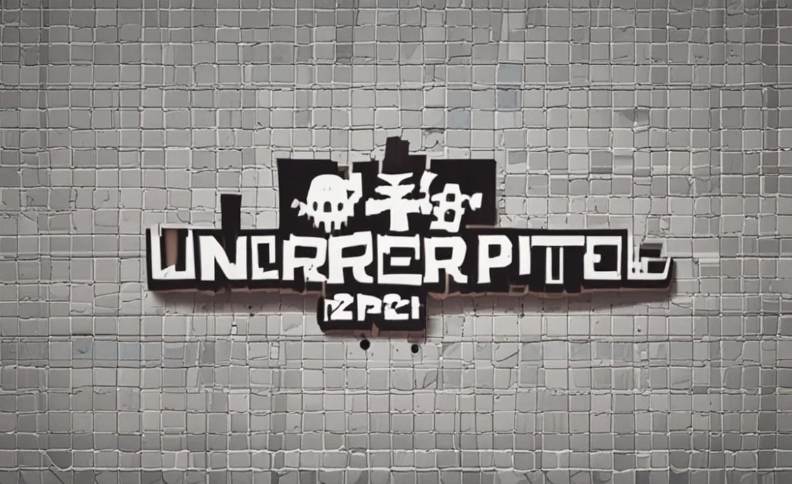Undertale Logo Font In Use