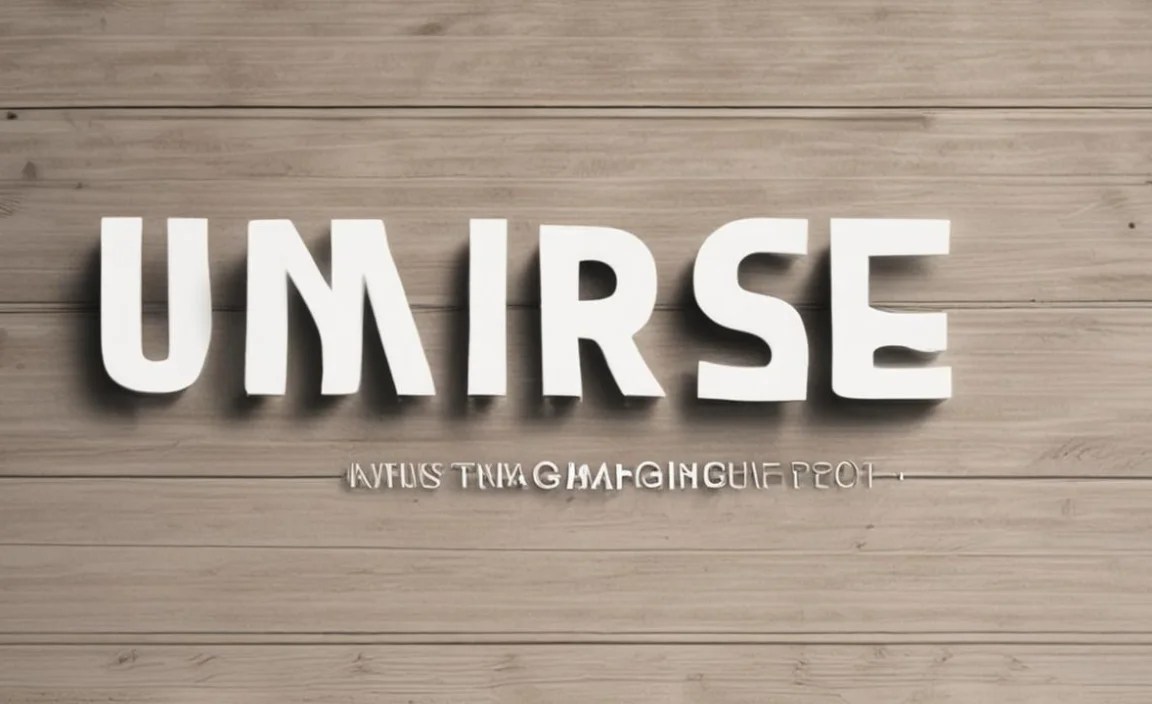 Uni Sans Font Info Table: