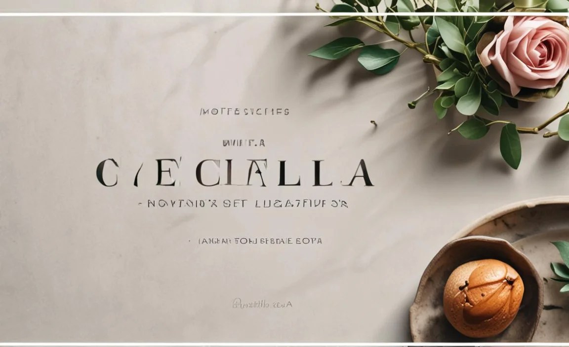 Using Caecilia Font For Different Branding Materials