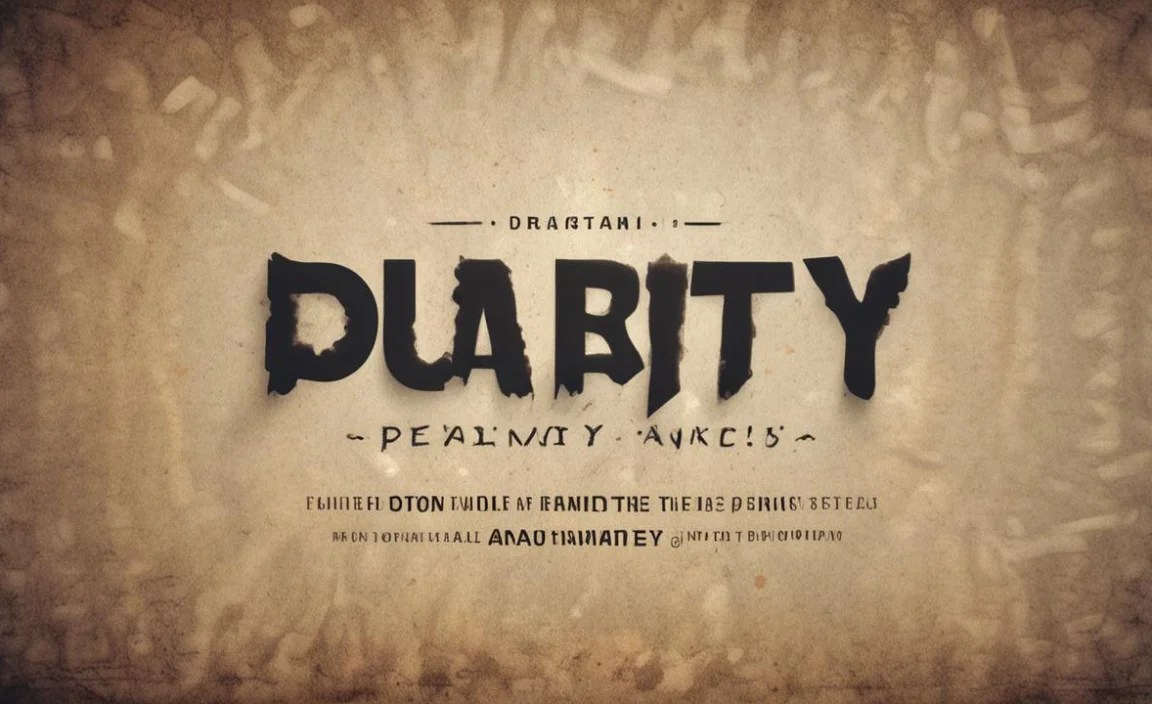 Using Occasions Of The Duality Font