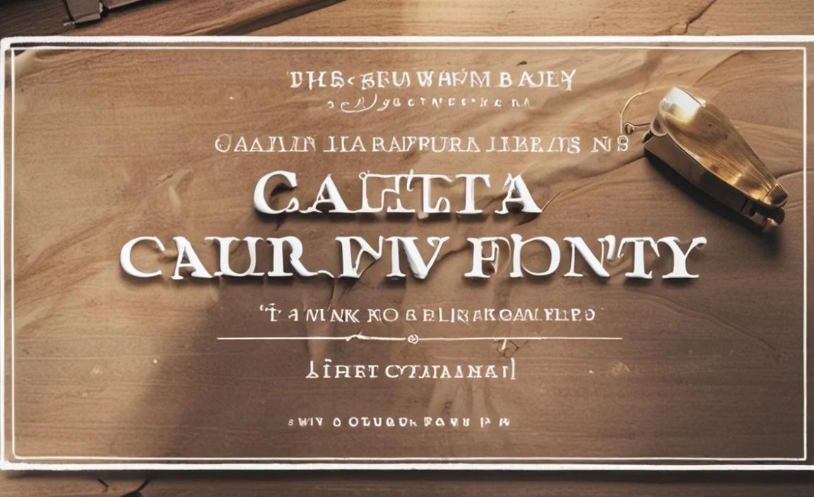 Using Occasions Of The Font