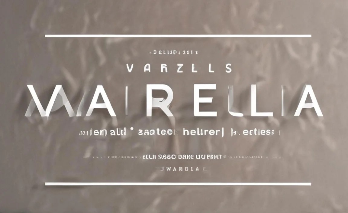 Varela Round Font Character Map: